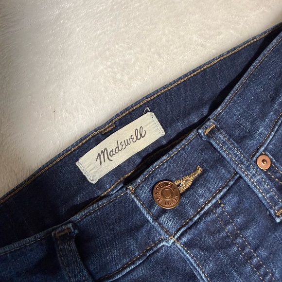 Madewell Dark Blue 10 Inch High Rise Skinny Jeans - Picture 2 of 7